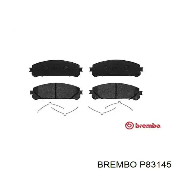 Pastillas de freno delanteras P83145 Brembo