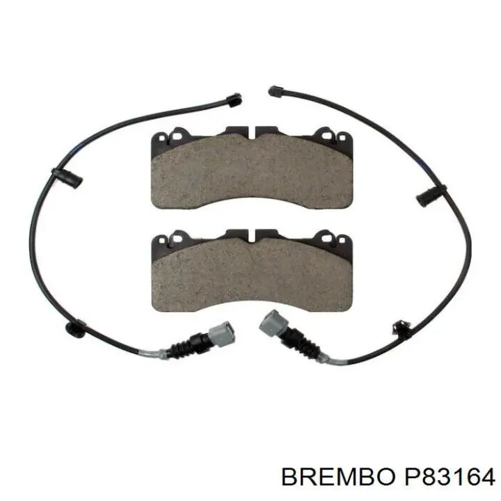 Купить P83164 Brembo Колодки тормозные
