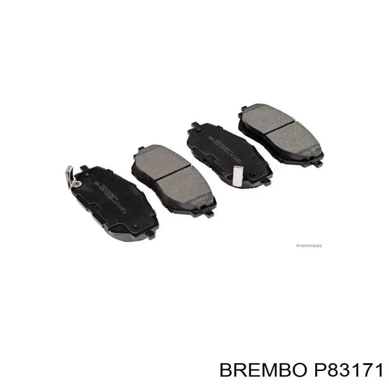 Купить P83171 Brembo Колодки тормозные