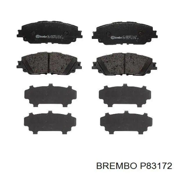 Колодки Brembo P83172 цена, от 53.53 USD