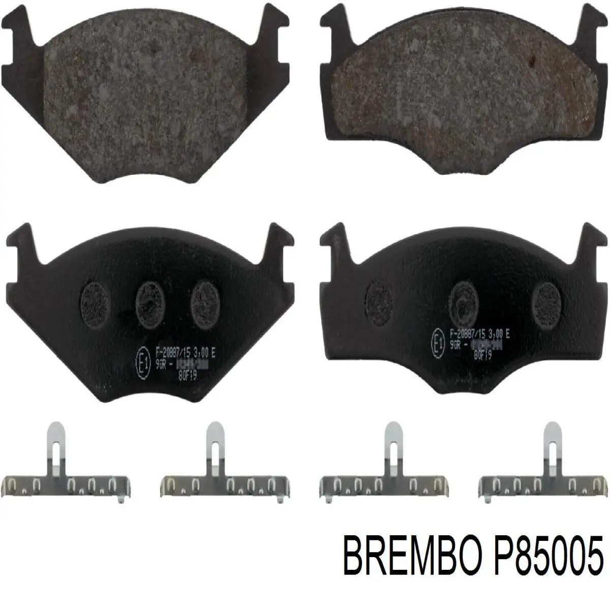 Pastillas de freno delanteras P85005 Brembo
