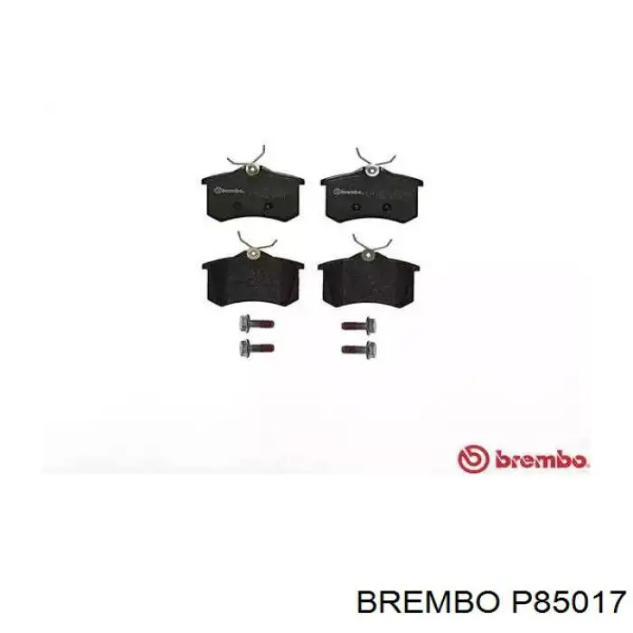 Задние тормозные колодки P85017 Brembo