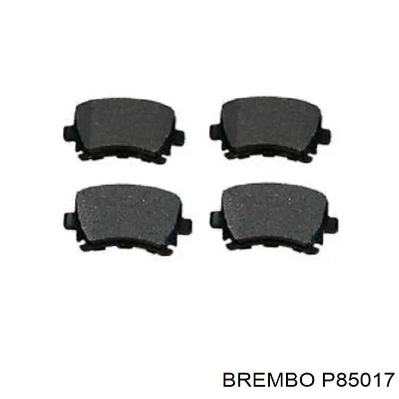 Купить P85017 Brembo Колодки тормозные задние, дисковые