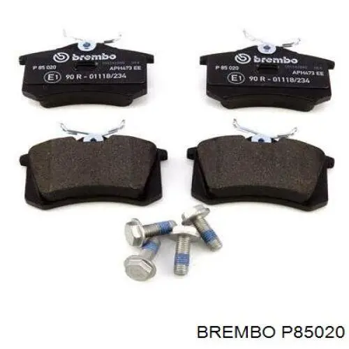 Задние дисковые колодки Brembo P85020