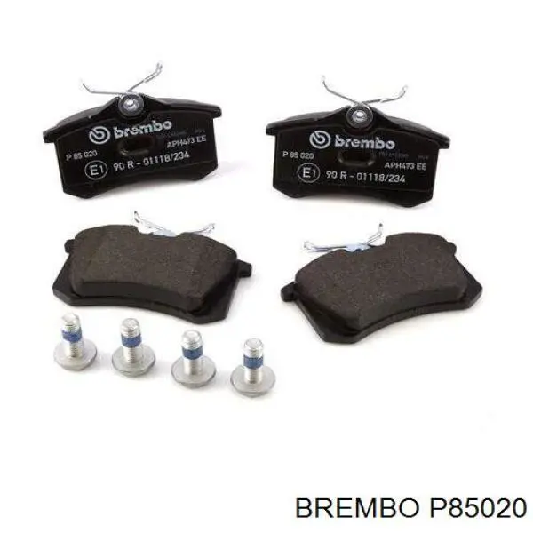 P85020 Brembo Колодки тормозные дисковые комплект