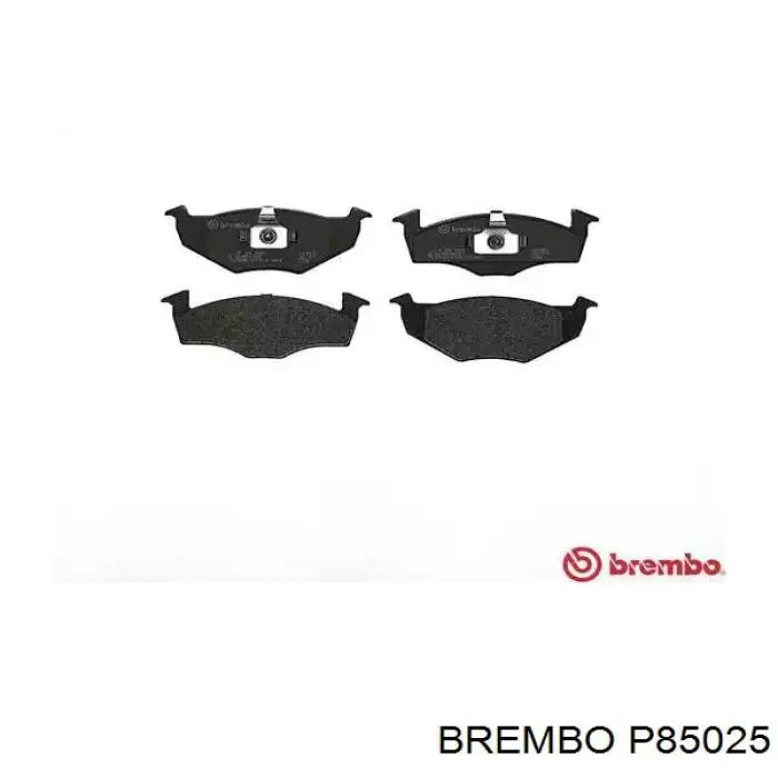 P85025 Brembo колодки тормозные передние дисковые