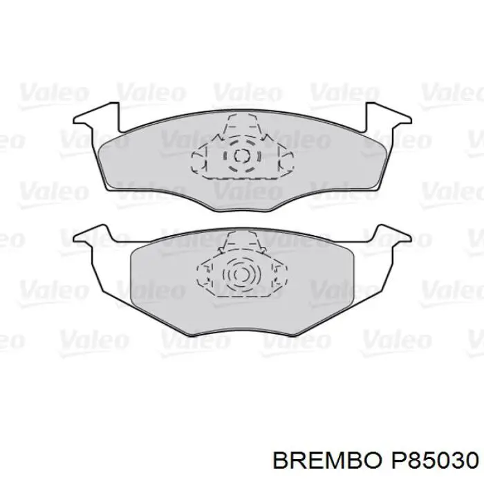 Купить P85030 Brembo Колодки тормозные