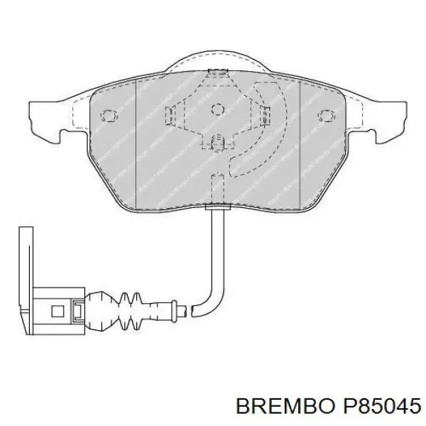 Купить P85045 Brembo Колодки тормозные