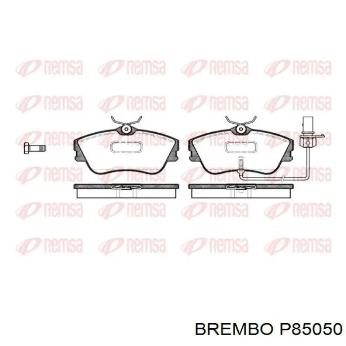 Тормозные колодки Brembo P85050