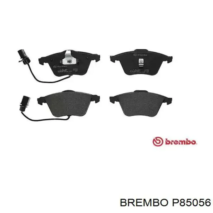 P85056 Brembo колодки тормозные передние дисковые