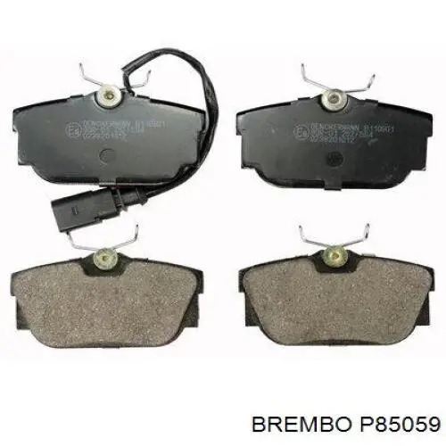 Купить P85059 Brembo Колодки тормозные задние, дисковые