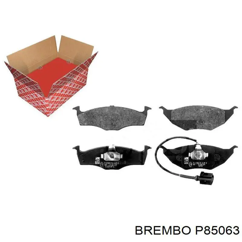 Передние тормозные колодки P85063 Brembo