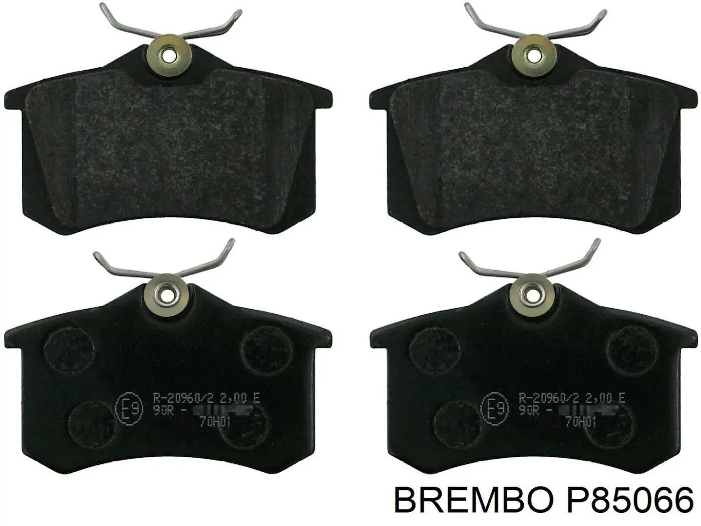 Задние тормозные колодки P85066 Brembo