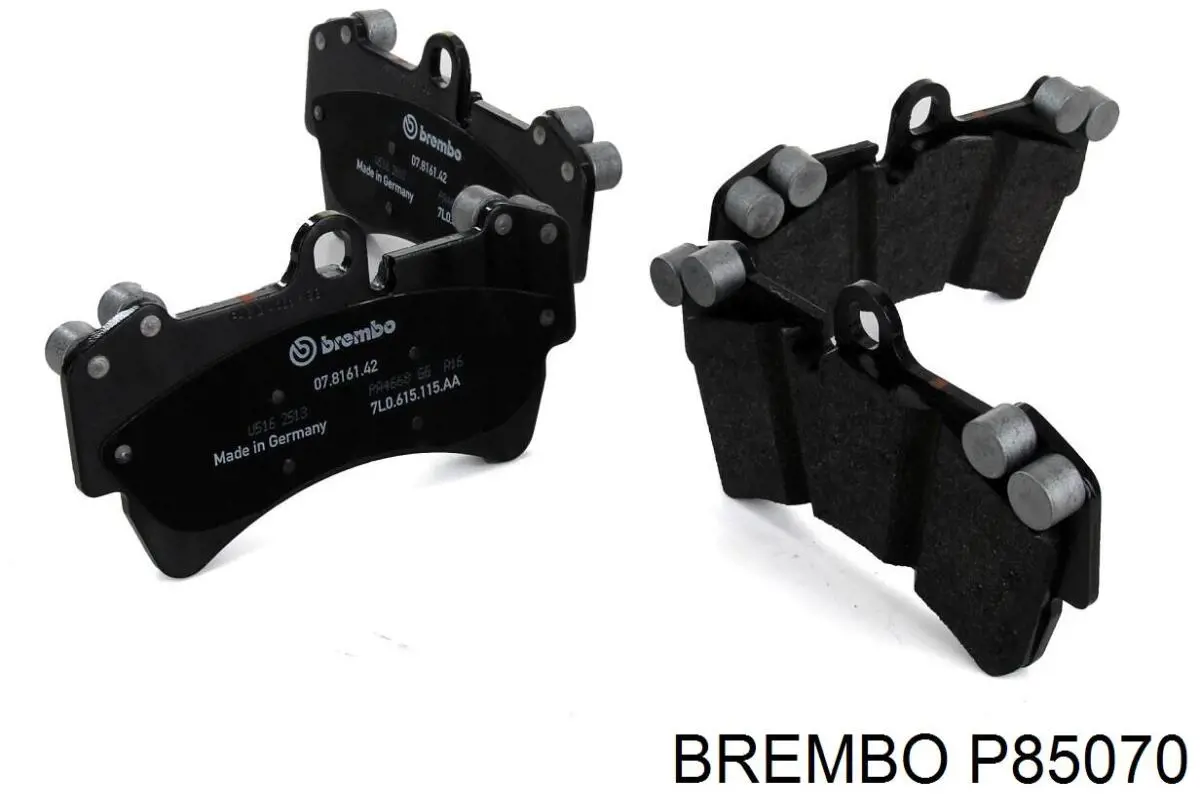 P85070 Brembo Колодки тормозные дисковые комплект
