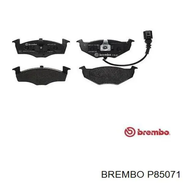 Передние тормозные колодки P85071 Brembo