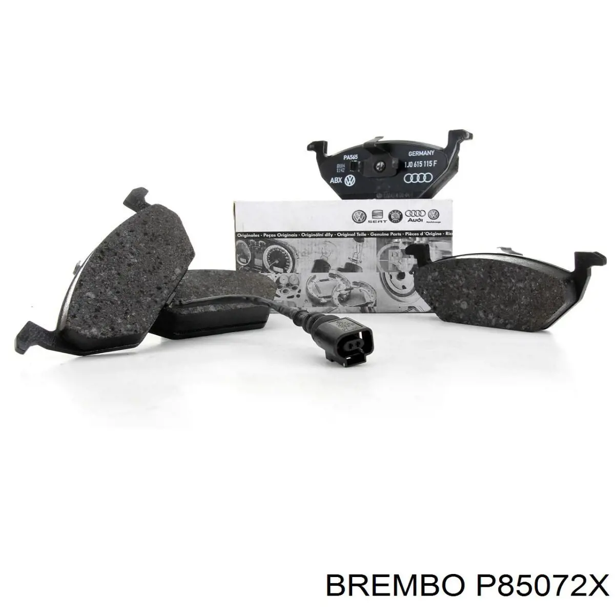 P85072X Brembo Колодки передние