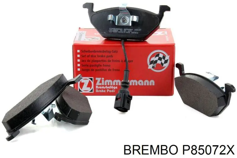 Передние тормозные колодки P85072X Brembo