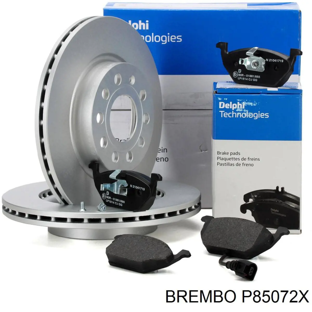 Купить P85072X Brembo Колодки тормозные