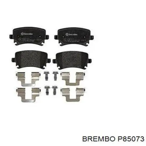 Купить P85073 Brembo Колодки тормозные задние, дисковые