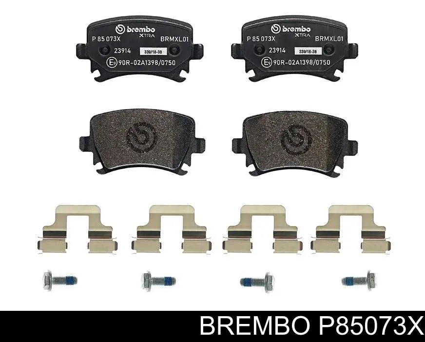 Задние тормозные колодки P85073X Brembo