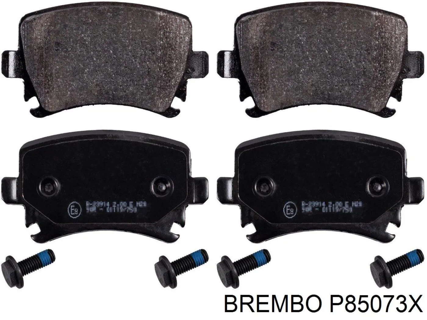 Купить P85073X Brembo Колодки тормозные задние, дисковые