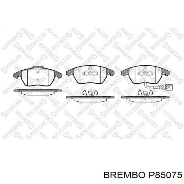Купить P85075 Brembo Колодки тормозные