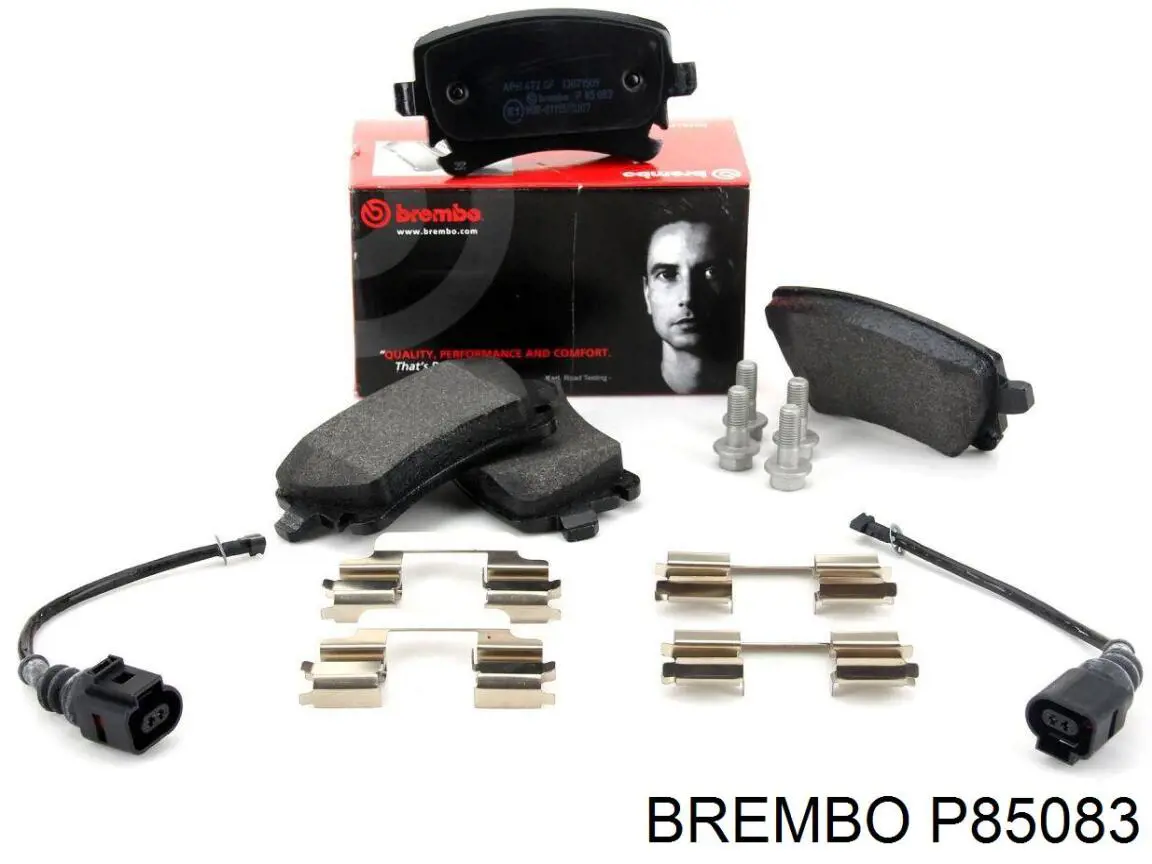 Купить P85083 Brembo Колодки тормозные задние, дисковые