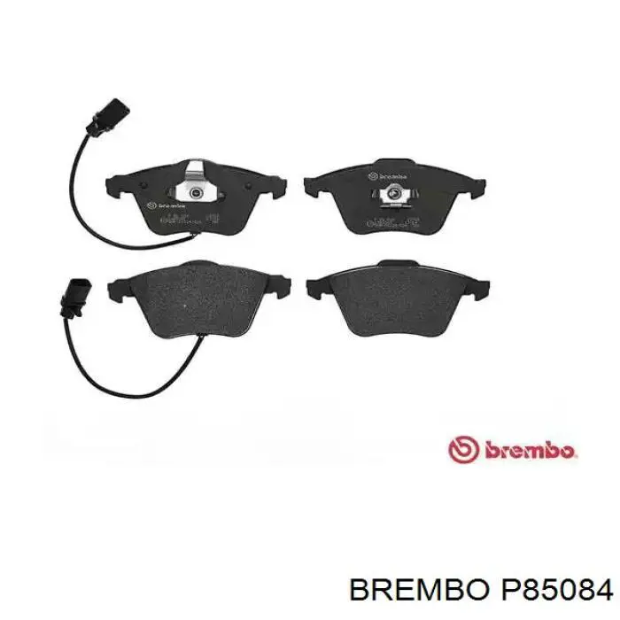 Колодки тормозные передние дисковые Brembo P85084