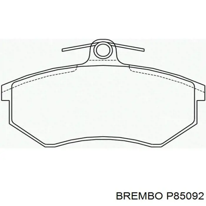 P85092 Brembo Колодки передние