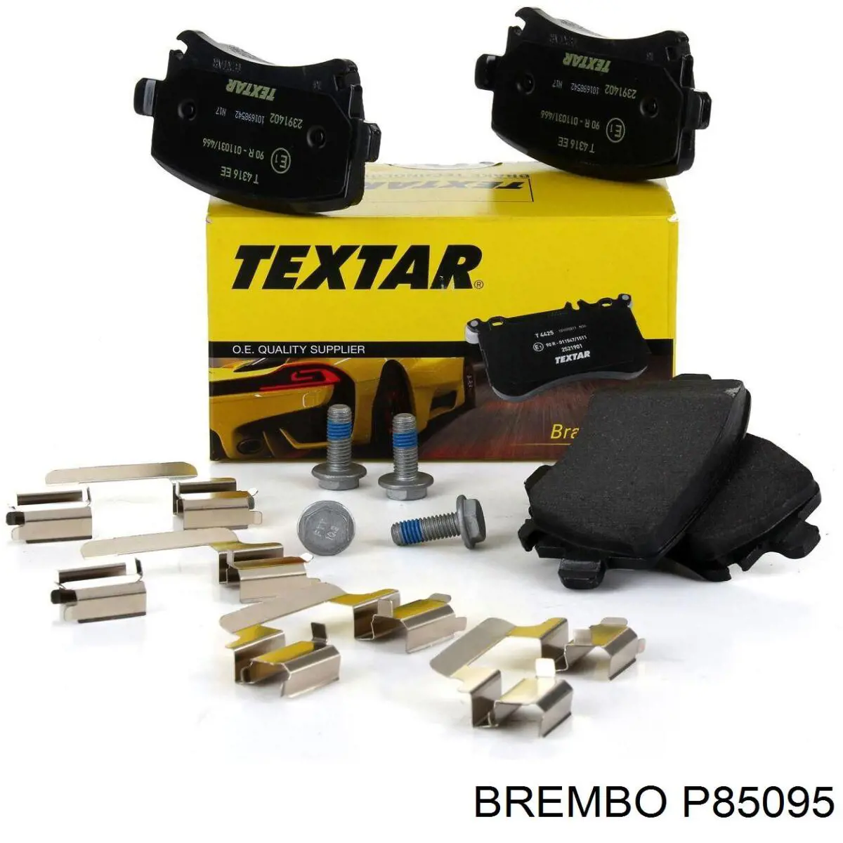 P85095 Brembo Колодки тормозные дисковые комплект