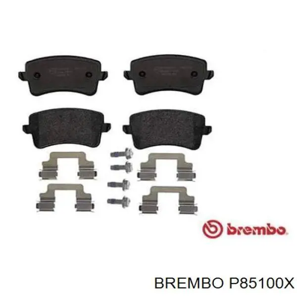 Задние тормозные колодки P85100X Brembo