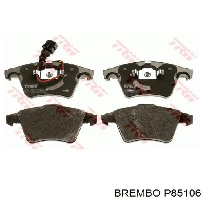 Купить P85106 Brembo Колодки тормозные