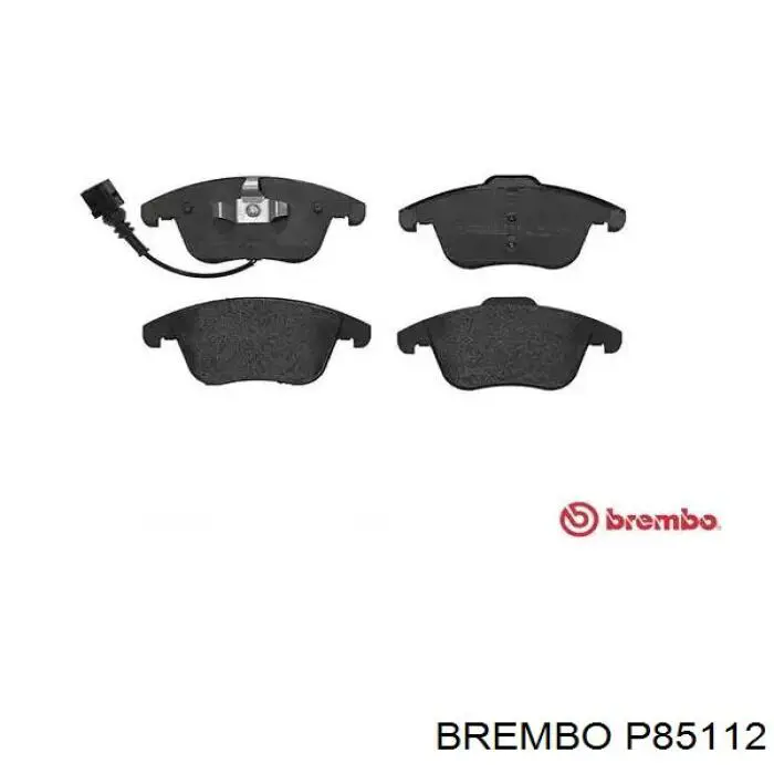 Колодки тормозные передние дисковые Brembo P85112
