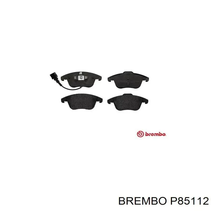 Купить P85112 Brembo Колодки тормозные
