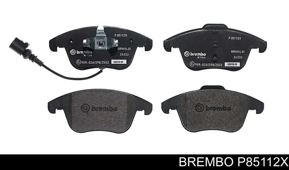 Передние тормозные колодки P85112X Brembo