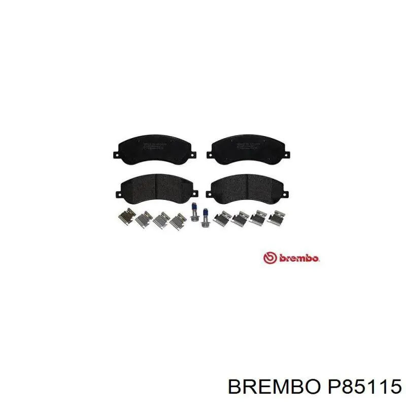 Купить P85115 Brembo Колодки тормозные