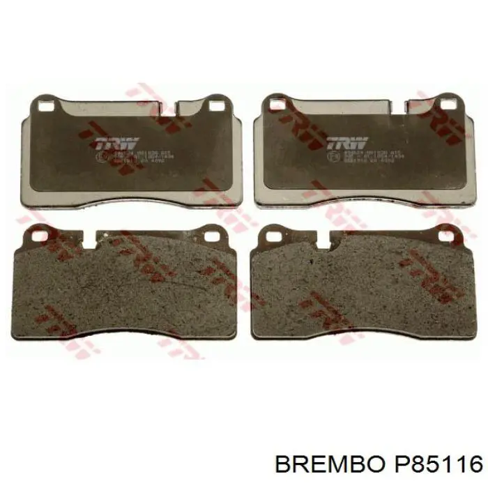 Купить P85116 Brembo Колодки тормозные