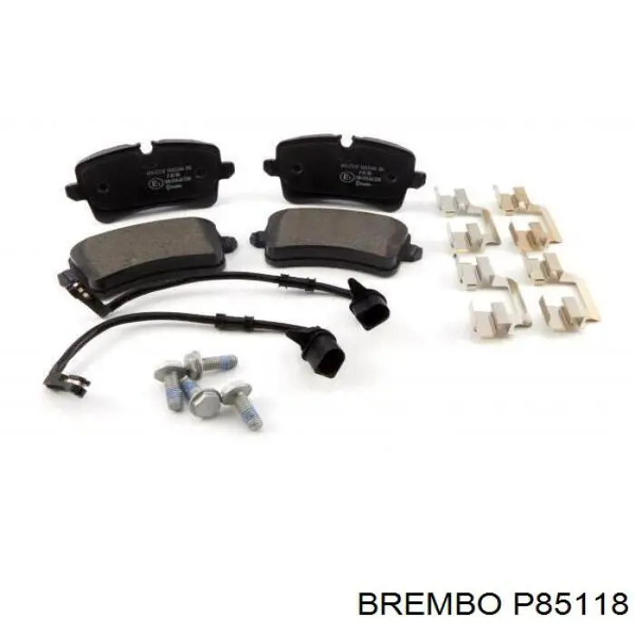 Задние тормозные колодки P85118 Brembo