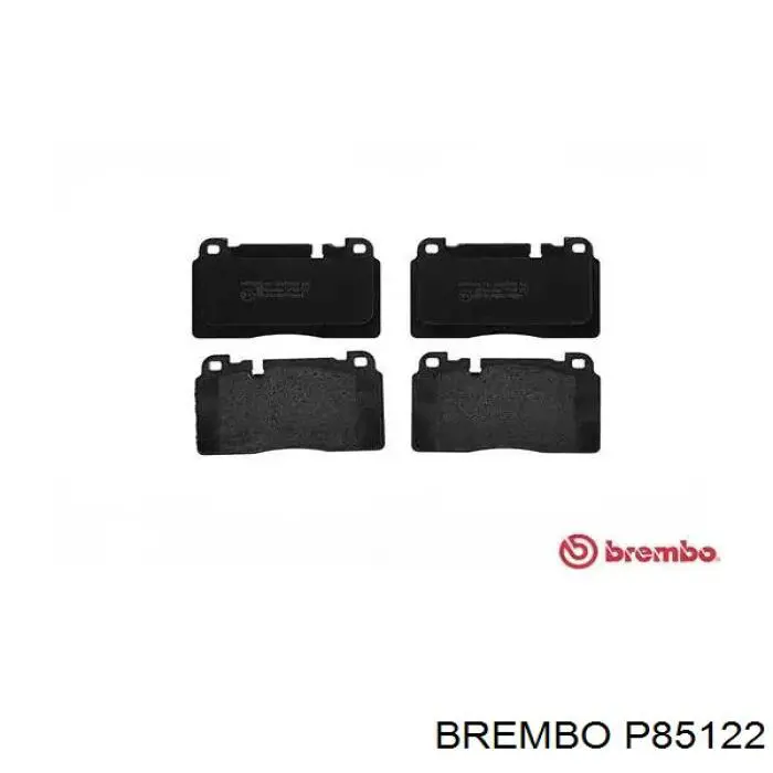 P85122 Brembo колодки тормозные передние дисковые