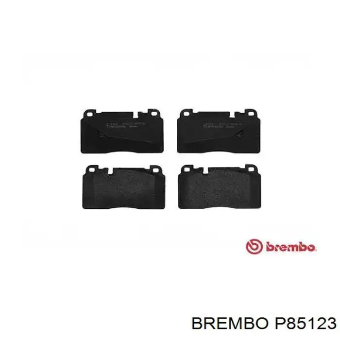 P85123 Brembo колодки тормозные передние дисковые