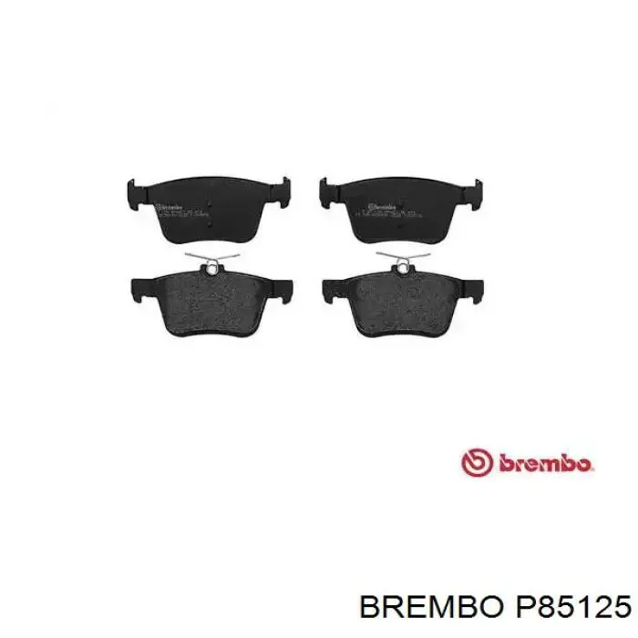 Задние тормозные колодки P85125 Brembo