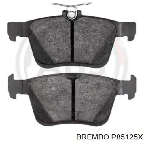 Задние тормозные колодки P85125X Brembo