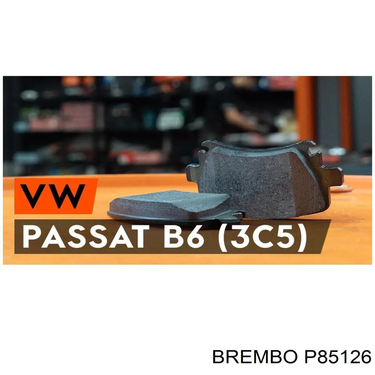 P85126 Brembo Колодки передние