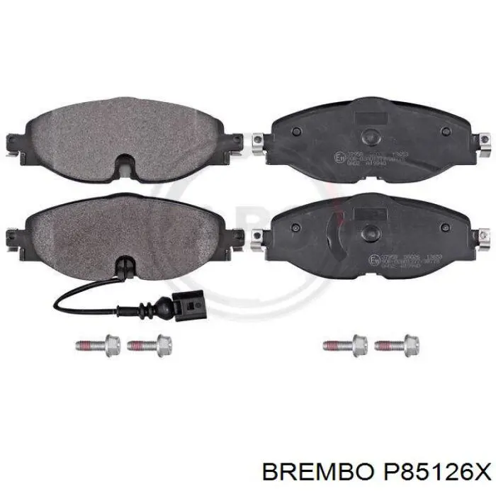 Купить P85126X Brembo Колодки тормозные