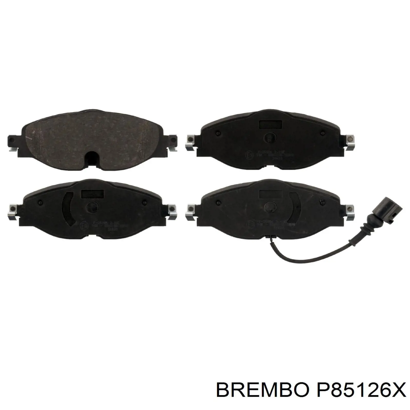 Передние тормозные колодки P85126X Brembo
