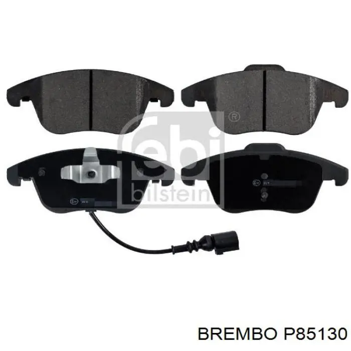Передние тормозные колодки P85130 Brembo