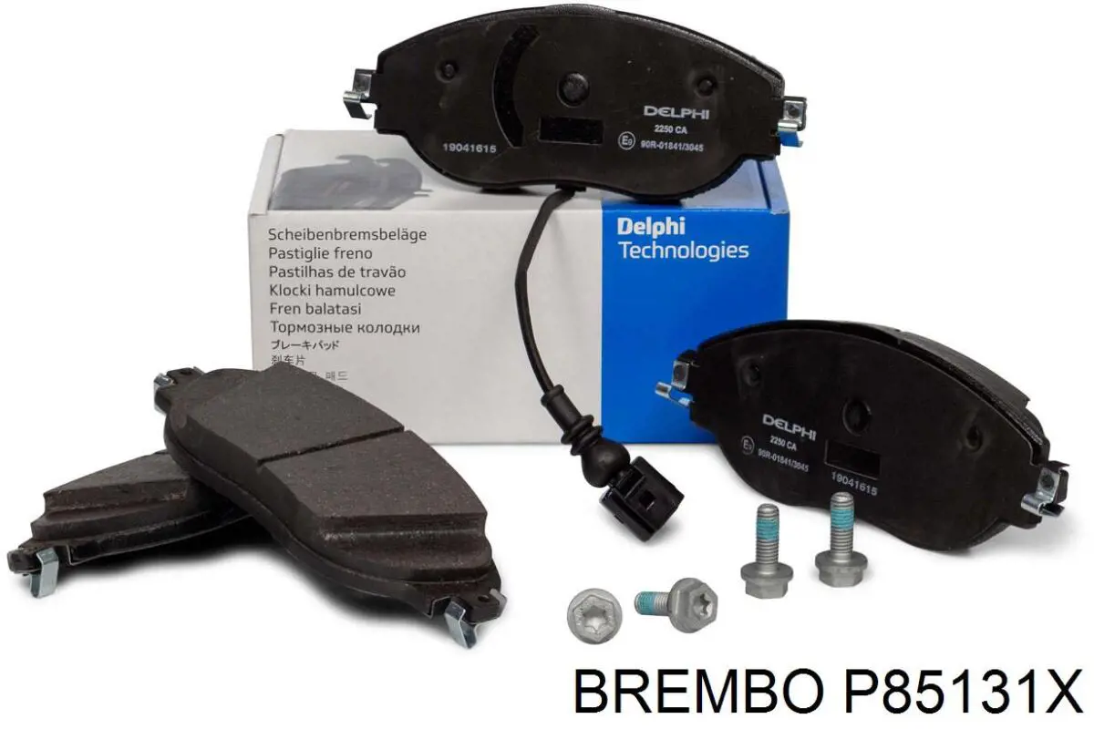 Передние тормозные колодки P85131X Brembo