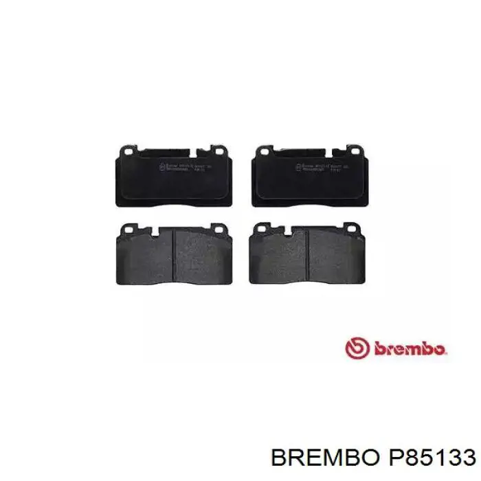 P85133 Brembo колодки тормозные передние дисковые