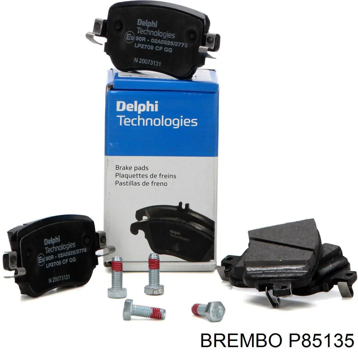 Задние тормозные колодки P85135 Brembo