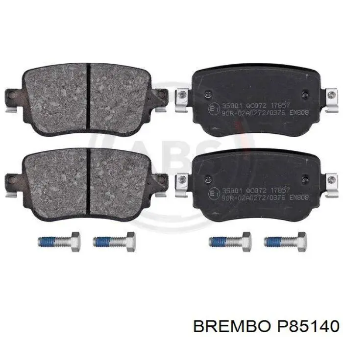 Задние тормозные колодки P85140 Brembo